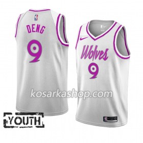 Dres Minnesota Timberwolves Luol Deng 9 Nike 2018-19 Bijela Swingman - Dječji